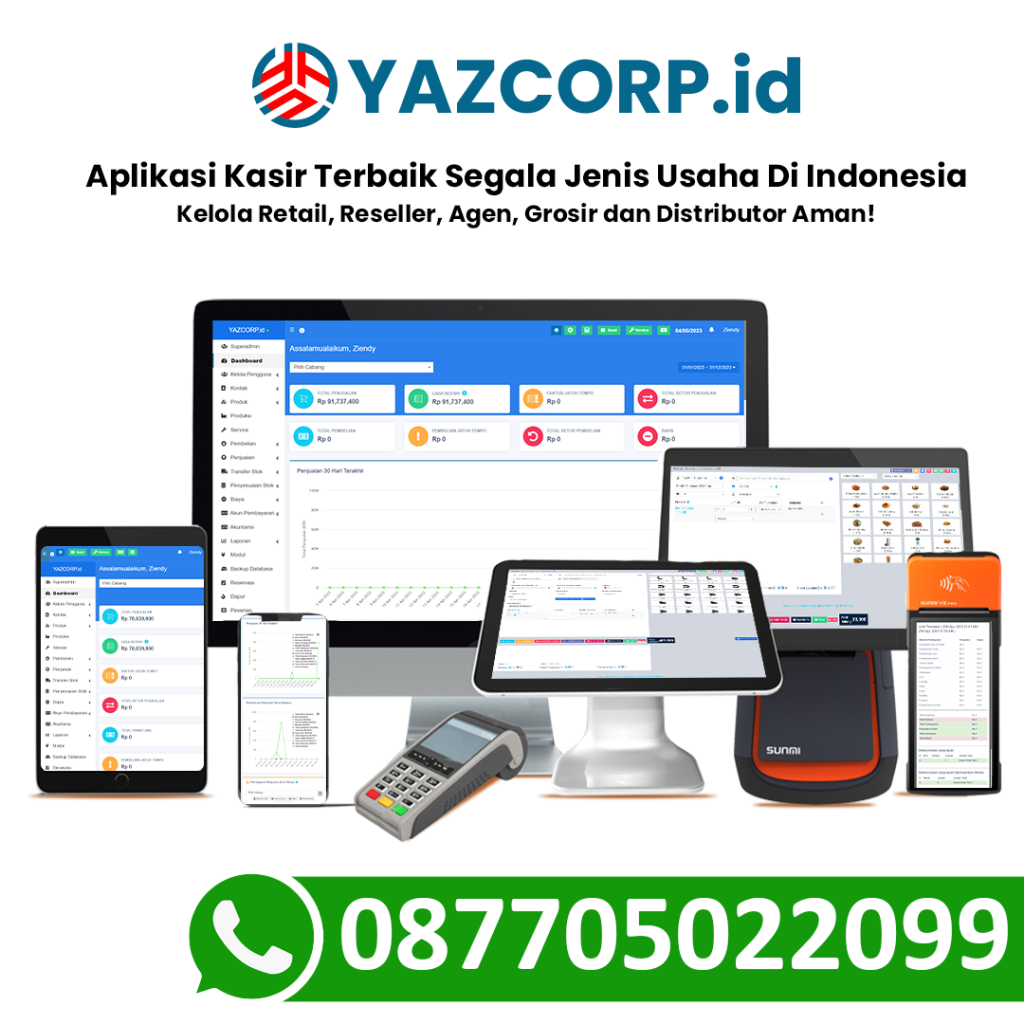 16 Aplikasi Kasir Terbaik Di Indonesia Android And Ios Yazcorpid 8660