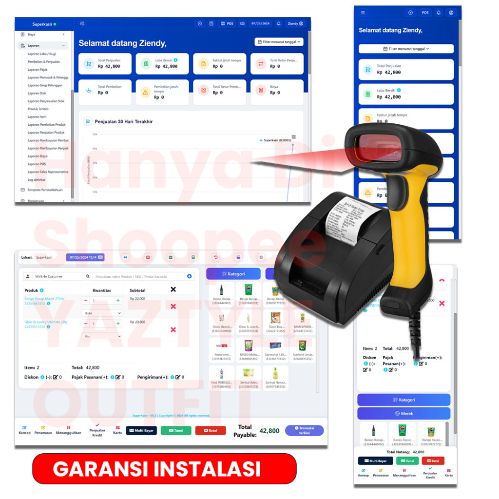 SuperKasir Aplikasi Kasir MURAH