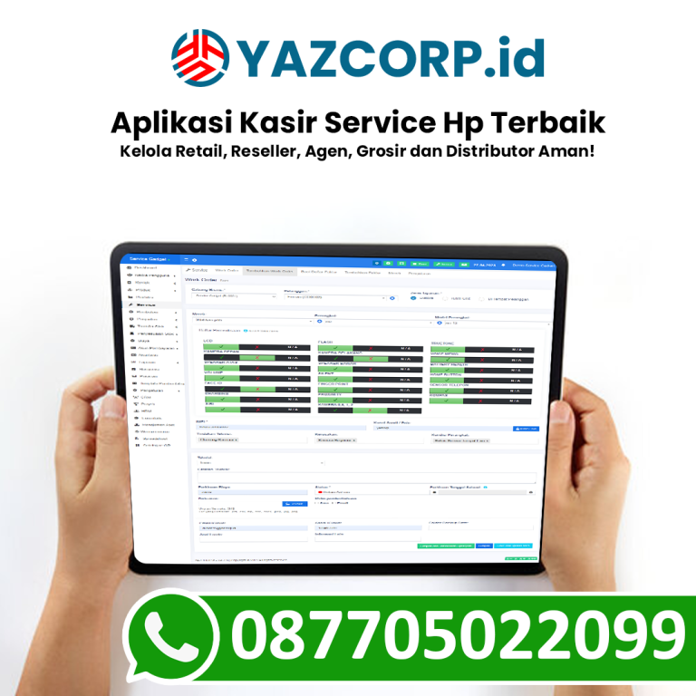Aplikasi Kasir Service Hp Bali