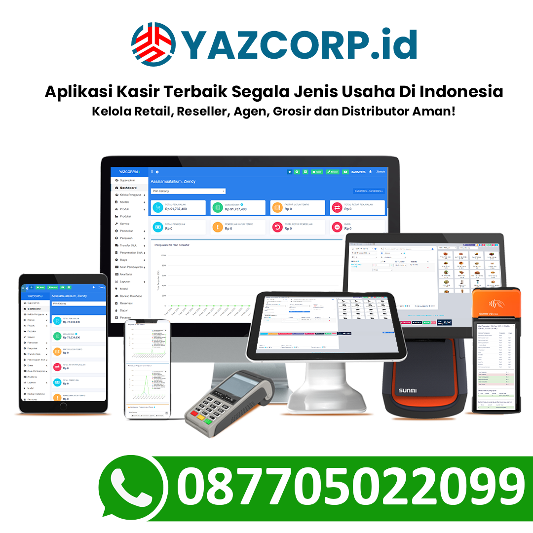 16 Aplikasi Kasir Terbaik Di Indonesia Android And Ios Yazcorp Id