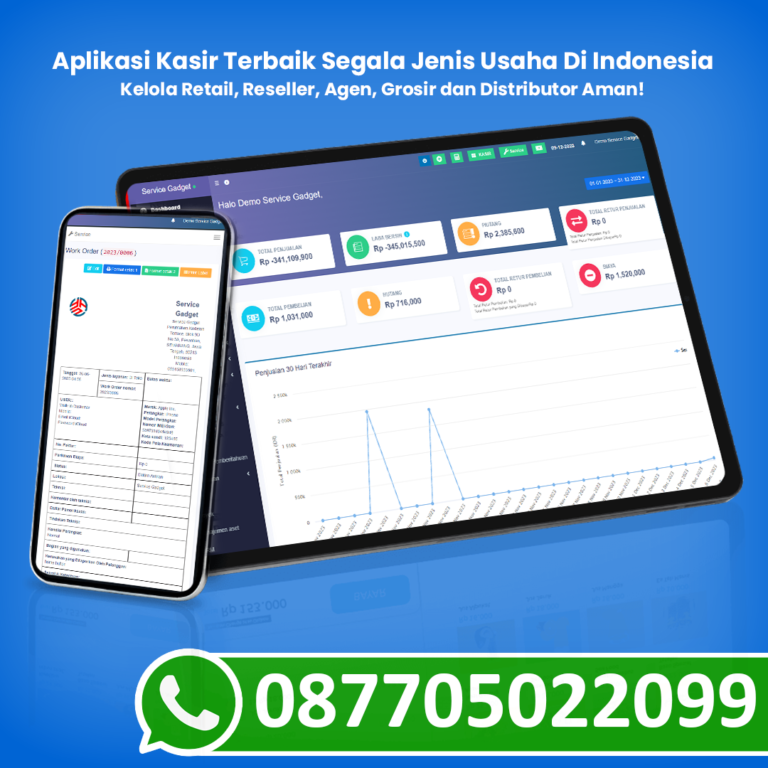 Apa Aplikasi Kasir Service HpTerbaik Di Indonesia