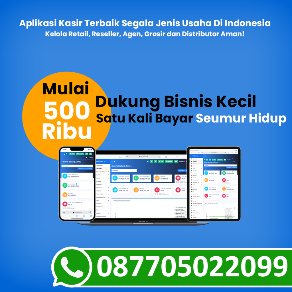 Aplikasi Kasir Online Mulai 500 Ribu Seumur Hidup Yazcorpid 2446