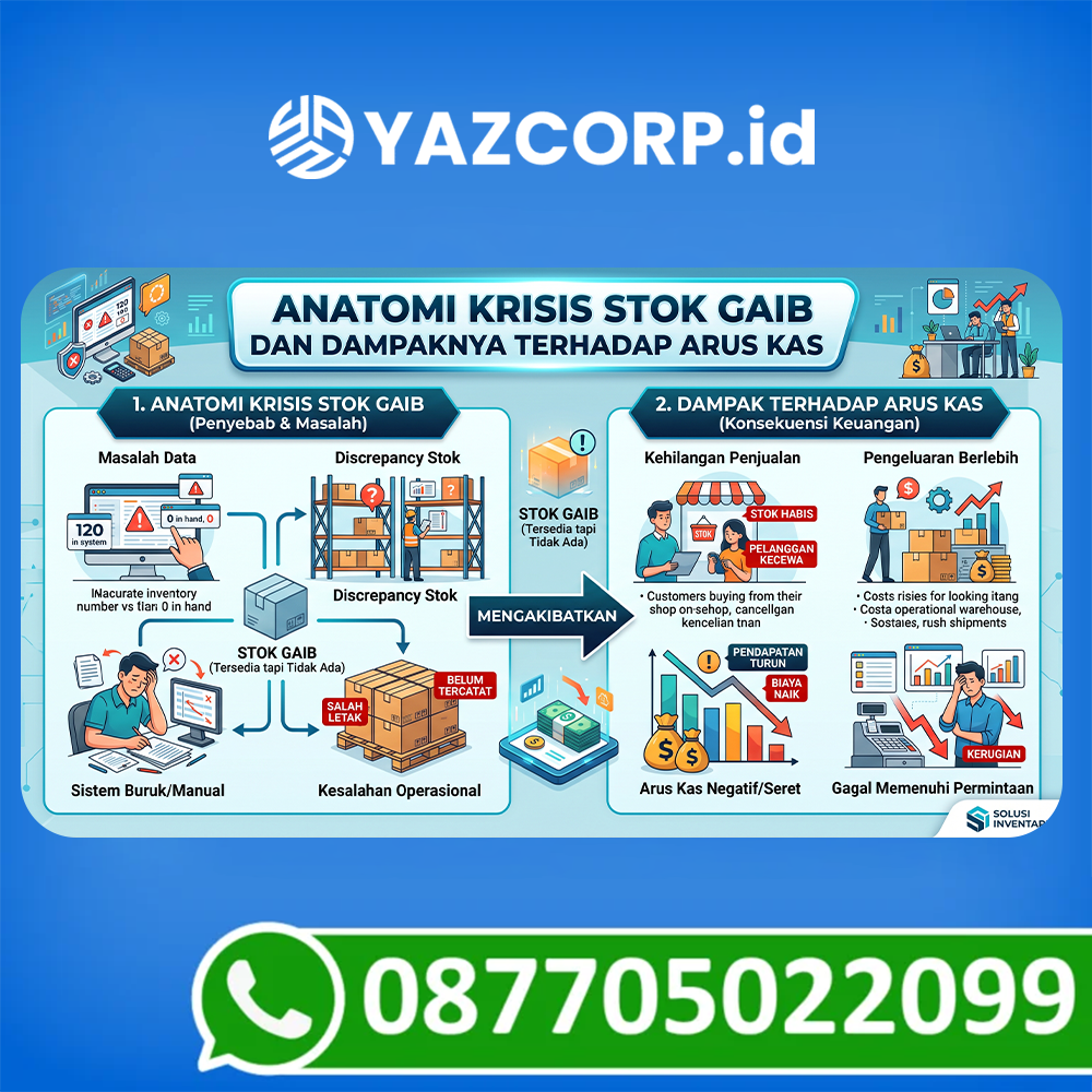 Stok Barang Sering Selisih? Ini Panduan Lengkap Cara Stock Opname Toko Yang Efektif Untuk Umkm 5 Anatomi Stok Goib Dan Dampak Terhadap Cashflow