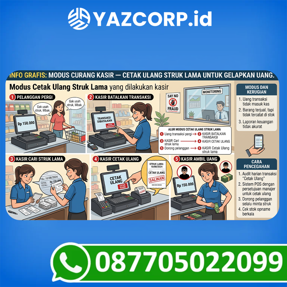 7 Cara Ampuh Mencegah Kecurangan Kasir Dan Manipulasi Nota Di Toko Anda 4 7 Cara Ampuh Mencegah Kecurangan Kasir Dan Manipulasi Nota Di Toko Anda