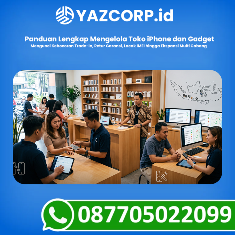 Panduan Lengkap Mengelola Toko Iphone Dan Gadget- Mengunci Kebocoran Trade-In, Retur Garansi, Lacak Imei Hingga Ekspansi Multi Cabang